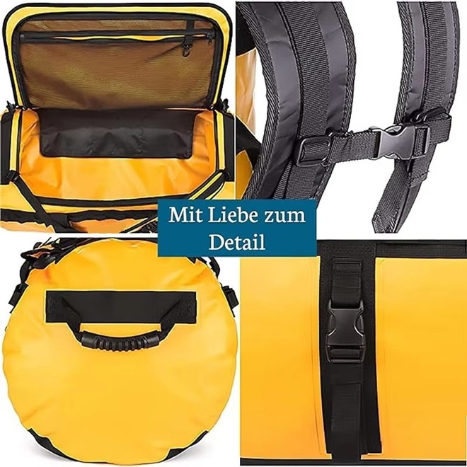 Wholesale 2 Pcs of Dry PVC Waterproof Fitness Shopping Duffel Bag for Men