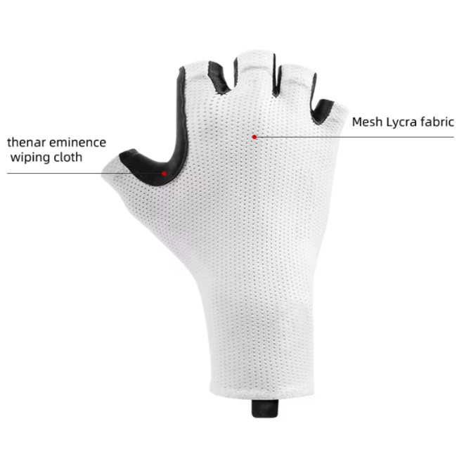 Wholesale 2 Prs of Breathable Anti Slip Half Finger Gloves for Fitness Cycling