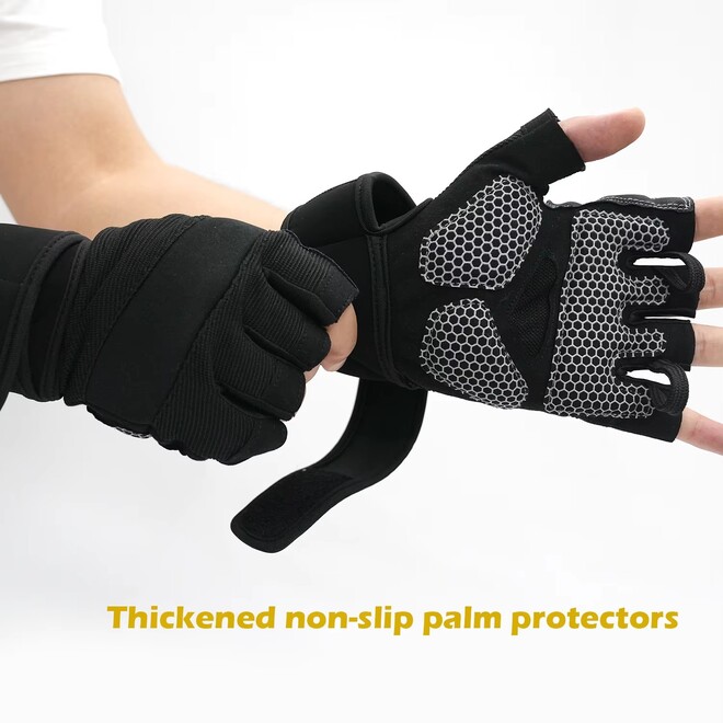 Weight Lifting Gloves with Full Palm Protection
