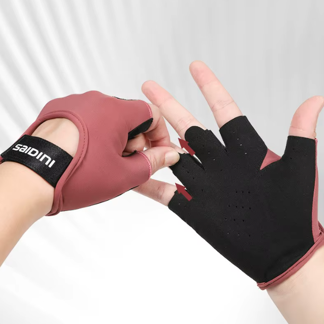 Half Finger Fitness Wear Resistant Non Slip Gloves for Yoga Outdoor Cycling Sports