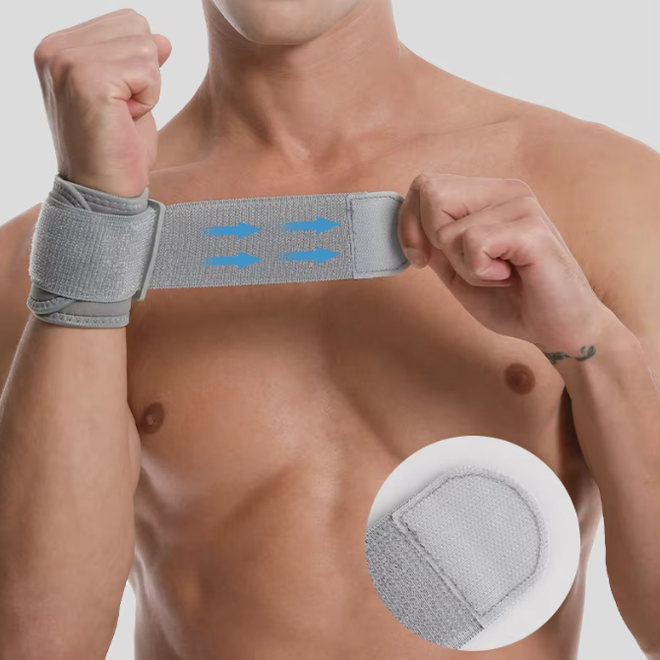 Double Compression Sport Adjustable Breathable Wrist Straps