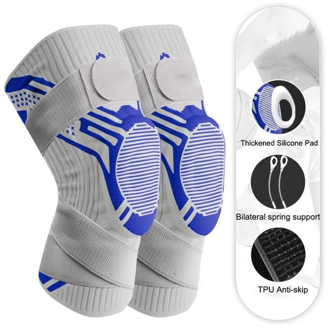 Basketball Knee Support With Side Stabilizers Gel
