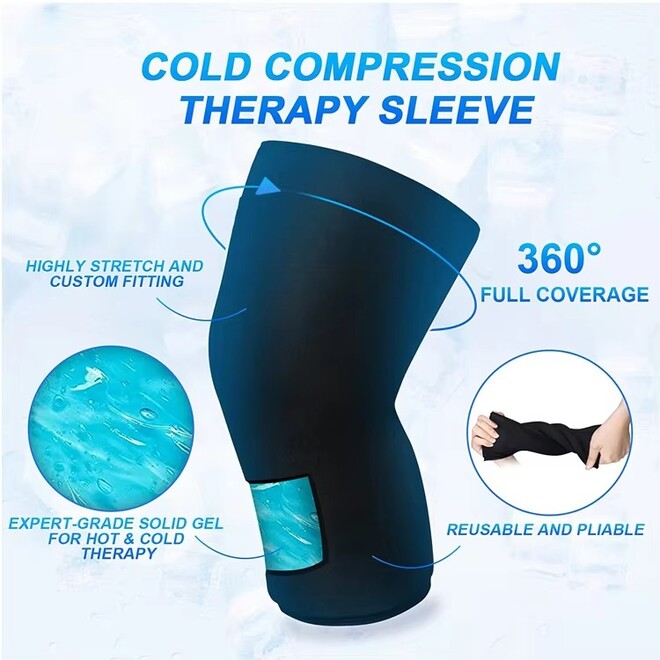 Gel Knee Ice Pack Wrap