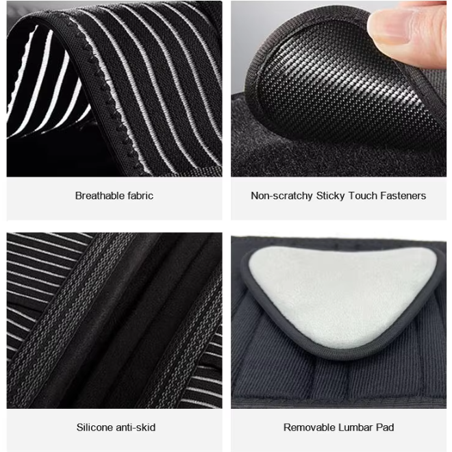 Double Pressure Highly Breathable Ergonomic Design Waist Support