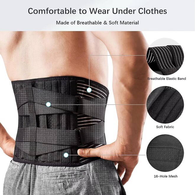 High Elastic 360 Degree Support Lumbar Back Protector